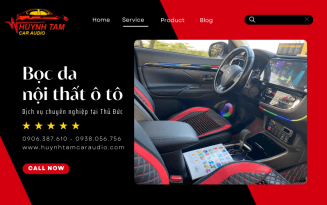 Dịch vụ bọc lại da toàn bộ nội thất ô tô tại Thủ Đức