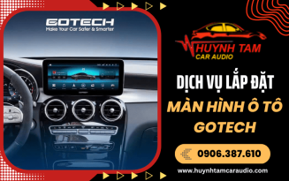 Dịch vụ lắp đặt màn hình ô tô GOTECH chính hãng tại Thủ Đức