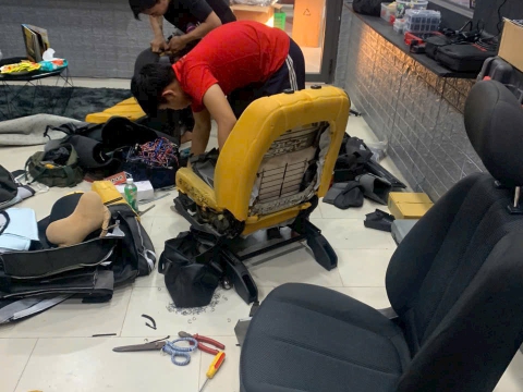 Bọc da ghế và nội thất