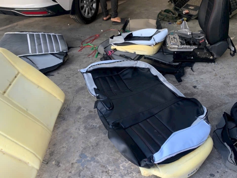 Bọc da ghế và nội thất