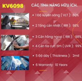 Phim Cách Nhiệt Kavi – Mẫu KV6098