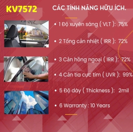 Phim Cách Nhiệt Kavi – Mẫu KV7572