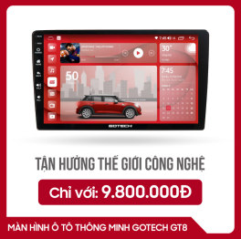 MÀN HÌNH Ô TÔ THÔNG MINH GOTECH GT8
