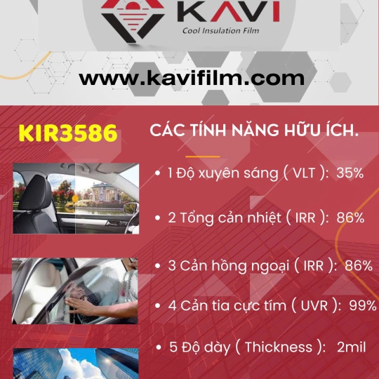 Phim Cách Nhiệt Kavi – Mẫu KIR3586